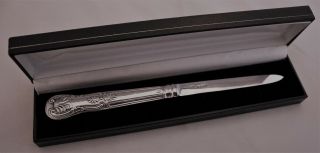 Solid Silver Kings Pattern Letter Opener London 1836 2