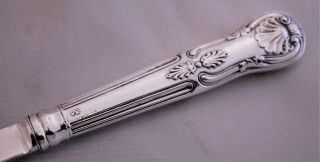 Solid Silver Kings Pattern Letter Opener London 1836 6