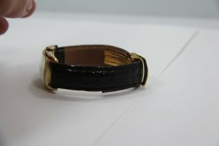 VIntage Hamilton 14k Gold Filled Rectangle Watch Inscribed 24mm 2