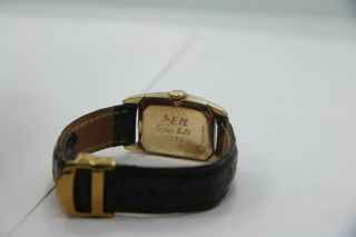 VIntage Hamilton 14k Gold Filled Rectangle Watch Inscribed 24mm 7