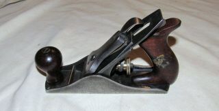 Stanley No 2 Smoothing Plane Rosewood Handles Sw Cutter Antique Wood Plane Tool