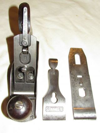 Stanley No 2 Smoothing plane rosewood handles SW cutter antique wood plane tool 5