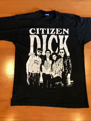 Vintage Citizen Dick Singles Movie Band T Shirt 1992 Rare Og Size Xl