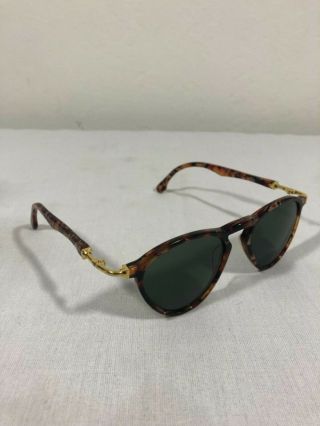 Vintage B&l Ray Ban Gatsby Deluxe 2 Strawberry Shape Amber Gold W1526