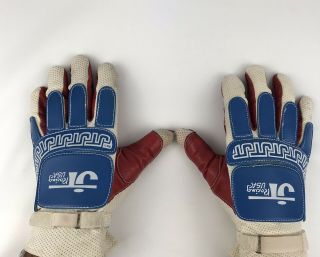Vintage Jt Racing Usa Motocross Bmx Gloves Ahrma Size 10