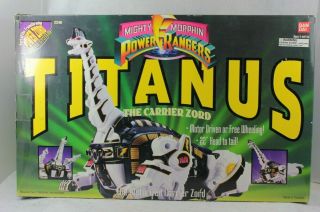 Vintage 1993 Mighty Morphin Power Rangers Titanus Action Figure Mmpr Zord