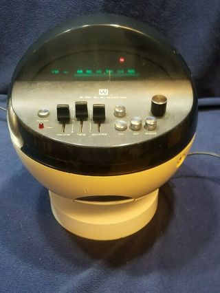Vintage Space Age Weltron Space Ball Model 2002 Stereo Am/fm Radio