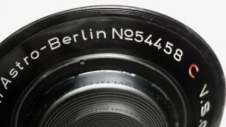 Astro - Berlin 25mm f2.  0 Arri - S Cine Lens 35mm 4k Arriflex Std.  Very rare 7