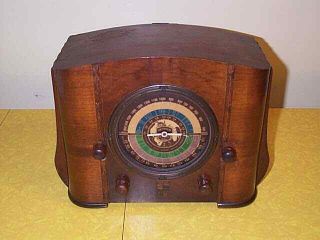 Vintage 1936 Detrola Model 114 Wood Radio - - To Restore