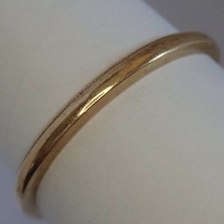Vintage Estate 14k Gold Plain Wedding Band Ring