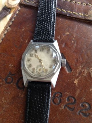 Francois Borgel Oxagonal Shaped Decagonal Screwback Case Gents Vintage Watch 2