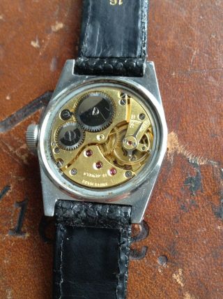 Francois Borgel Oxagonal Shaped Decagonal Screwback Case Gents Vintage Watch 3