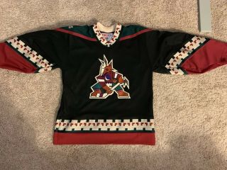 Vintage 1996 - 1998 Arizona (phoenix) Coyotes Nhl Ccm Hockey Jersey Men Medium