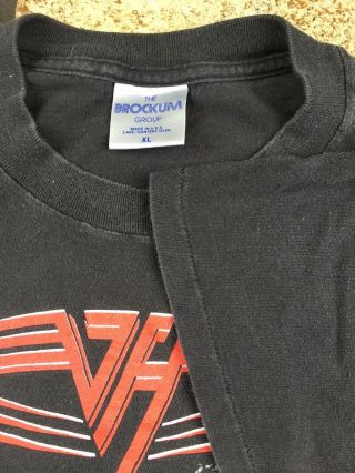 Vintage Van Halen For Unlawful Carnal Knowledge F ck Shirt 1991 90s 80s BROCKUM 6