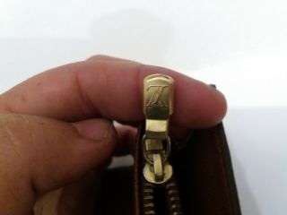 Authentic Vintage LOUIS VUITTON Monogram Bifold Zipped Wallet CA2077 6