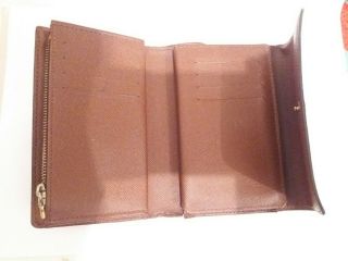 Authentic Vintage LOUIS VUITTON Monogram Bifold Zipped Wallet CA2077 8