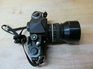 Vintage Nikon F2 SLR 35mm Film Camera w/ 50mm 1:2 Lens 3