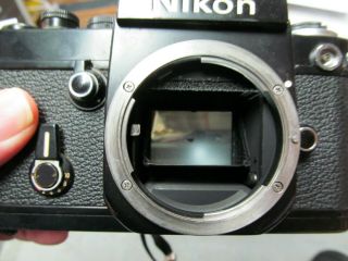 Vintage Nikon F2 SLR 35mm Film Camera w/ 50mm 1:2 Lens 6