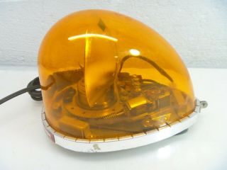 Vintage Federal Sign & Signal Fire Ball FB - 1 12 Volt Series Amber 8