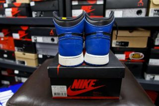 Nike Air Jordan 1 size 7 youth BG Blue Black OG RETRO VTG VINTAGE NBA BASKETBALL 6