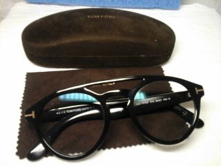 Vintage Tom Ford Clint Tf537 Sunglass/eyeglass Frame Black With Case And Cloth