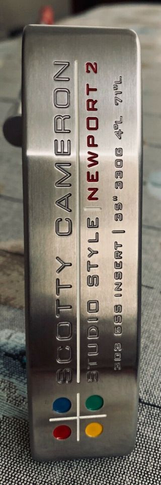 Rare 2007 Scotty Cameron Studio Style Newport 2 Putter 35 