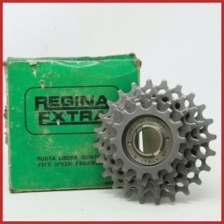 Nos Regina Extra Corsa Freewheel 5s Speed Teeth 14 - 24t Vintage 80s Road Bicycle