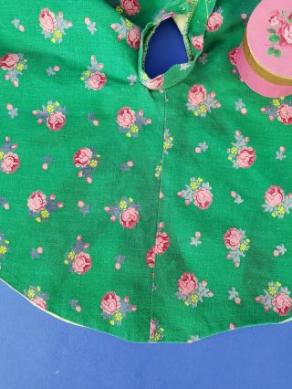 VHTF Green Rosebud Skirt for Vintage Cissy 4