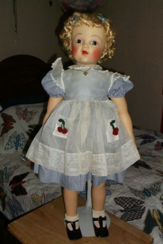 Vintage 33 " Madame Alexander Barbara - Jane Rare Penny Doll Just So Lovely