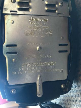Vintage Sunbeam Radiant Control Automatic Toaster T - 35 chrome Heavy 8