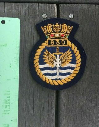 British 830th Royal Navy Air Squadron Patch