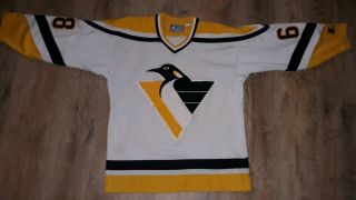 Vintage Jaromir Jagr Pittsburgh Penguins Hockey Jersey Men Medium Nhl Starter