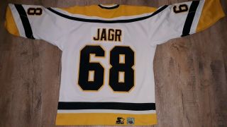 Vintage Jaromir Jagr Pittsburgh Penguins Hockey Jersey Men Medium NHL Starter 5