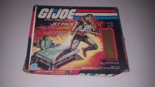 Gi Joe 1983 Silver Pads Grand Slam " Box Only " Htf Vintage