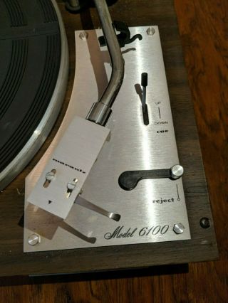 Vintage Marantz Model 6100 Turntable Record Player w/ Audio Technica Stylus 3