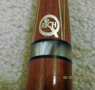 Rich Q Vintage Pool Cue - - The Twin To The Last One I