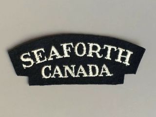 Canadian Seaforth Highlanders British Made Patch Ww2