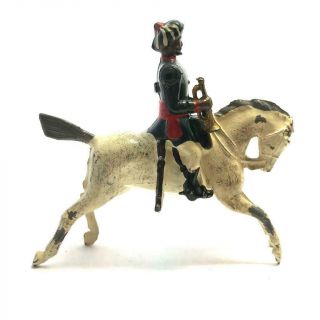 Vintage Britains Lead Toy Soldier Indian Cavalry Skinners Horse Trumpeter