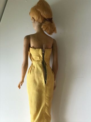 Vintage 1960 ' s Barbie Doll Blonde Pony Tail Made in Japan Hard Body Straight Leg 7