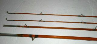 Vintage Bamboo 9 ' Fly Fishing Rod South Bend No.  24 Sleeve,  incl. 6