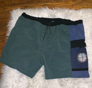 Vtg Tommy Hilfiger Expedition Outfitters Swim Trunks - Size Xl