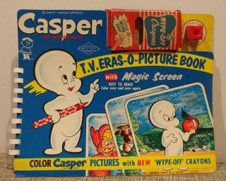 Vintage Hasbro Casper The Friendly Ghost Tv Eras - O - Picture Comic Book 1950s Old