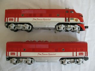 Vintage Lionel Trains Texas Special F3 AB Unit Diesel Locomotive Set 2245 EX 3
