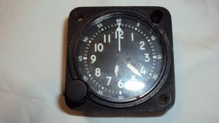 Vintage Wakmann Swiss 17 Jewel Chronograph Aircraft Clock Parts Repair