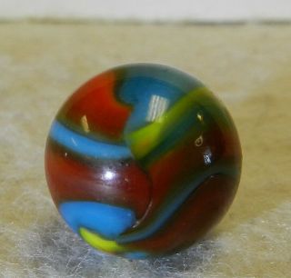 9658m Vintage Peltier Nlr Superman Marble.  59 Inches