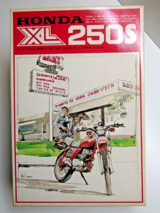 Bandai Vintage 1:12 Scale Honda Xl250s Trailbike Model Kit - - 35003 - 800