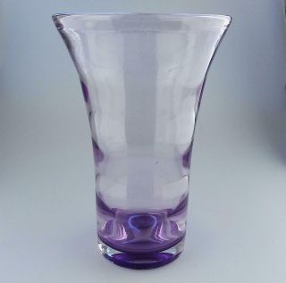 Whitefriars? Vintage Art Glass : Large Amethyst Vase Probably C.  1957