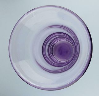 Whitefriars? Vintage Art Glass : large amethyst Vase probably C.  1957 4