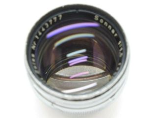 [EX,  ] Carl Zeiss Sonnar 50mm f1.  5 made in Germany VTG lens from JP 3