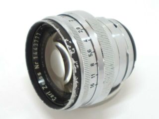 [EX,  ] Carl Zeiss Sonnar 50mm f1.  5 made in Germany VTG lens from JP 4